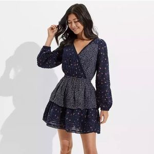 American Eagle floral Front‎ wrap mimi dress/XL-New